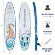 10.5 ft Inflatable Stand Up Paddle Board Surfboard with Aluminum Paddle Pump-10.5 ft on Sale