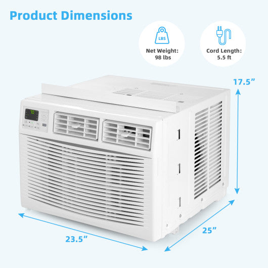 15000 BTU Window Air Conditioner-White For Sale