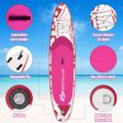 10.6 Feet Inflatable Adjustable Paddle Board with Carry Bag For Discount