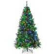 7 Feet Christmas Tree Pre-Lit  3-Minute Quick Shape For Cheap