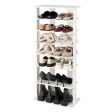 7 Tiers Vertical Shoe Rack for Front Door-White Online Sale