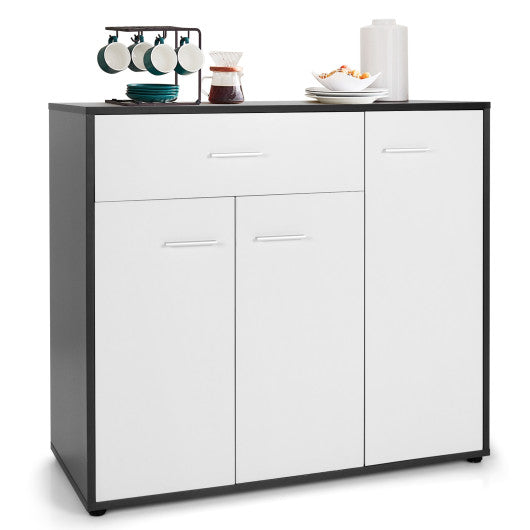 Buffet Sideboard Storage Cabinet with Spacious Table Top For Cheap