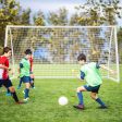 12 x 6 Feet Soccer Goal with Strong PVC Frame and High-Strength Netting Online now