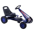 4 Wheels Kids Ride On Pedal Powered Bike Go Kart Racer Car Outdoor Play Toy-Blue Sale