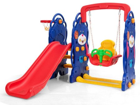 3-in-1 Toddler Climber and Swing Playset Fashion