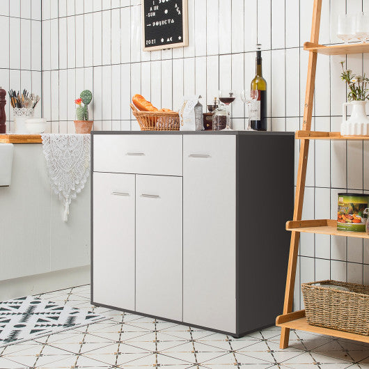 Buffet Sideboard Storage Cabinet with Spacious Table Top For Cheap