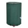 100 Gallon Portable Rain Barrel Water Collector Tank with Spigot Filter Discount