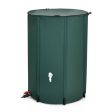 100 Gallon Portable Rain Barrel Water Collector Tank with Spigot Filter Discount