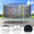 14 Feet Trampoline with Safety Enclosure Net and Ladder Outdoor for Kids Adults Supply