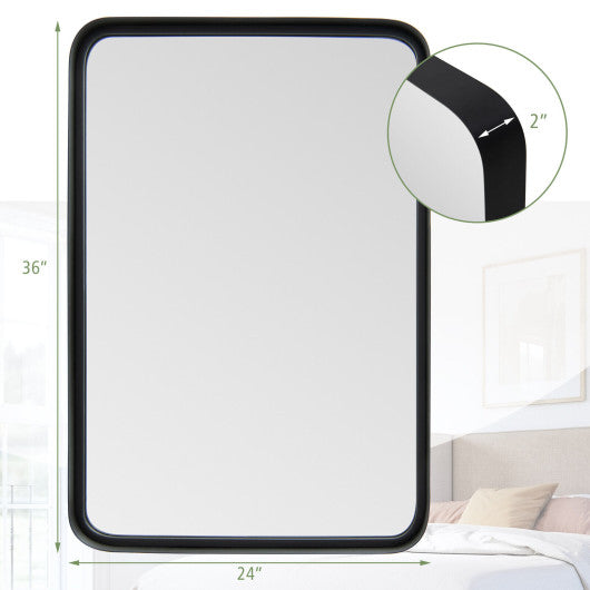 Rectangular Wall Mount Bathroom Mirror Vanity Mirror-L For Sale