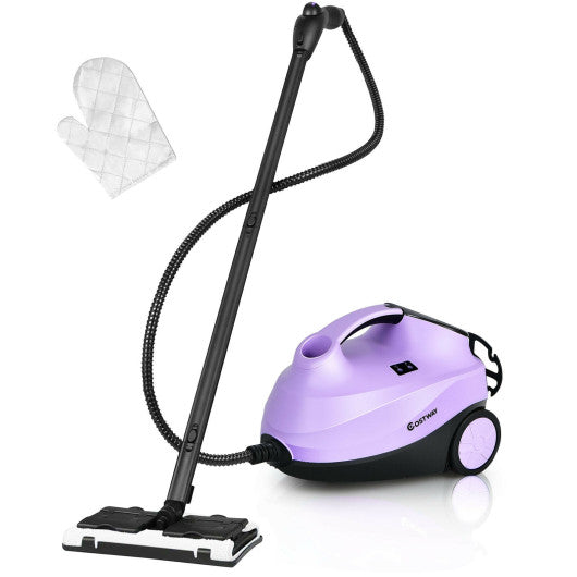 2000W Heavy Duty Multi-purpose Steam Cleaner Mop with Detachable Handheld Unit-Purple For Discount