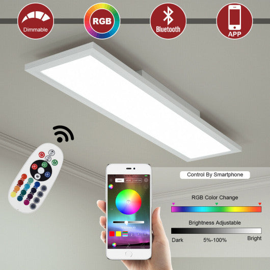 18W RGB LED Ceiling Light with Remote Control For Discount