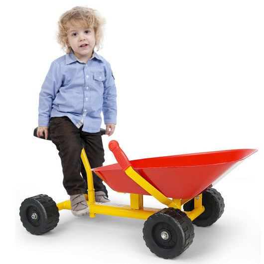 8  Heavy Duty Kids Ride-on Sand Dumper w  4 Wheels-Red Online now