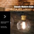 Modern 3-light Bubbled Glass Vanity Light For Cheap