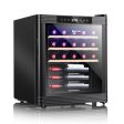 21 Bottle Compressor Wine Cooler Refrigerator with Digital Control Supply