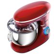 6.3 Quart Tilt-Head Food Stand Mixer 6 Speed 660W-Red Discount