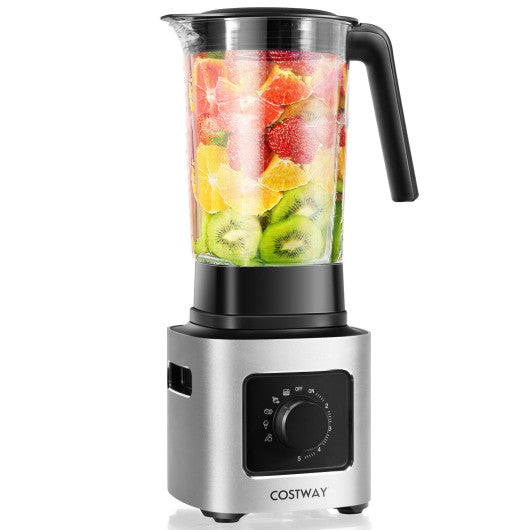 1500W 5-Speed Countertop Smoothie Blender with 5 Presets and 68oz Tritan Jar-Silver Online