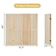 4-Panel Pegboard Display 5 Feet Tall Folding Privacy Screen for Craft Display Organized Online now