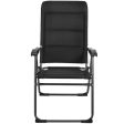 Set of 4 Patio Folding Chairs with Adjustable Backrest-Black Online