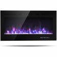 40-Inch Electric Fireplace Recessed with Thermostat on Sale