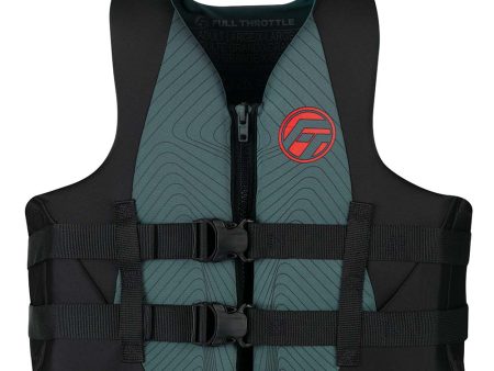 Full Throttle Adult Rapid-Dry Life Jacket - 2XL 4XL - Grey Black [142100-701-080-22] Sale