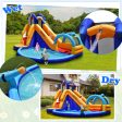 Inflatable Bouncy House with Slide and Splash Pool without Blower Online Hot Sale