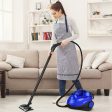 2000W Heavy Duty Multi-purpose Steam Cleaner Mop with Detachable Handheld Unit-Blue Online now