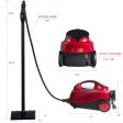 2000W Heavy Duty Multi-purpose Steam Cleaner Mop with Detachable Handheld Unit-Red For Discount