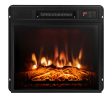 18 Inch Electric Fireplace Inserted with Adjustable LED Flame Online Hot Sale