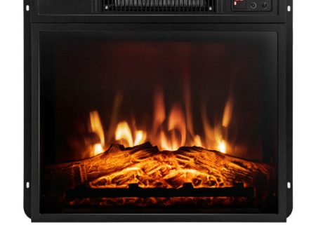 18 Inch Electric Fireplace Inserted with Adjustable LED Flame Online Hot Sale