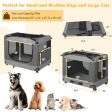 Portable Folding Dog Soft Crate Cat Carrier with 4 Lockable Wheels-XXL Online