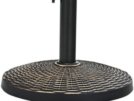 22Lbs Patio Resin Umbrella Base with Wicker Style for Outdoor Use Online Sale