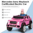 12V Licensed Mercedes-Benz Kids Ride On Car-Pink Fashion