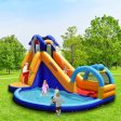 Inflatable Bouncy House with Slide and Splash Pool without Blower Online Hot Sale