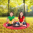 2-in-1 40 Inch Kids Hanging Chair Detachable Swing Tent Set-Orange Supply