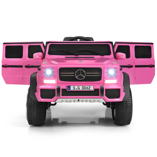 12V Licensed Mercedes-Benz Kids Ride On Car-Pink Fashion