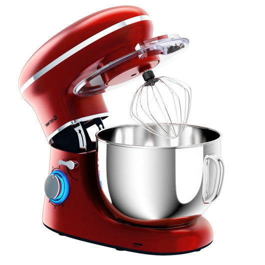 6.3 Quart Tilt-Head Food Stand Mixer 6 Speed 660W-Red Discount