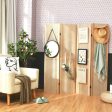 4-Panel Pegboard Display 5 Feet Tall Folding Privacy Screen for Craft Display Organized Online now