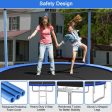 14 Feet Jumping Exercise Recreational Bounce Trampoline with Safety Net Hot on Sale