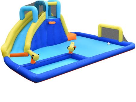 6-in-1 Inflatable Water Slide Jumping House without Blower Cheap