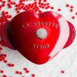 Staub Cast Iron 1.75-qt Heart Cocotte - Cherry Fashion