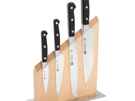 Zwilling Pro RC 5-pc Magnetic Knife Block Set Fashion