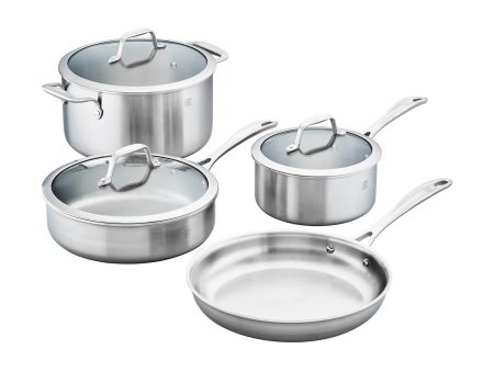 Zwilling Spirit 3-ply 7-pc Stainless Steel Cookware Set Discount