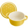 Staub Ceramic 3-pc Mini Round Cocotte Set - Citron Online now