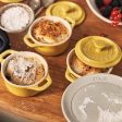 Staub Ceramic 3-pc Mini Round Cocotte Set - Citron Online now