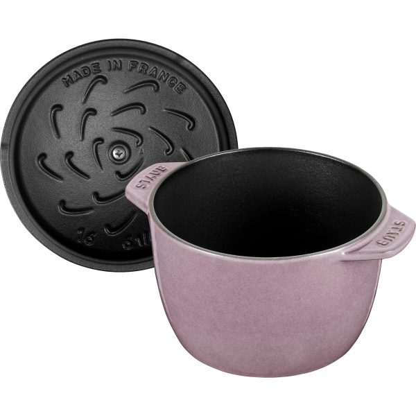 Staub Cast Iron 1.5-qt Petite French Oven - Lilac Hot on Sale