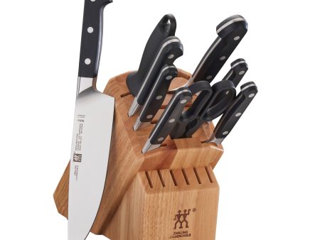 Zwilling Pro 10-pc Knife Block Set - Natural Fashion