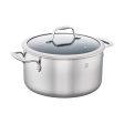 Zwilling Spirit 3-ply 6-qt Stainless Steel Ceramic Nonstick Dutch Oven Hot on Sale