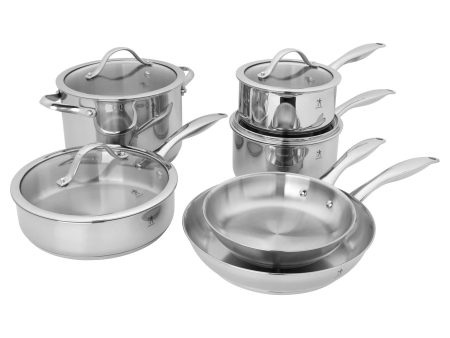 Henckels Aragon 10-pc Stainless Steel Cookware Set Fashion